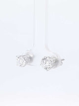 2.0 Cttw Lab-grown Diamond Stud Earrings In 14k White Gold 1.1 Gram Fw0326wcrdu