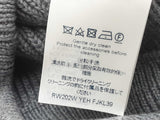 Louis Vuitton Gray Knitted Wool Cotton Blend Sweater Size S Do0326oirde