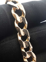 14k Yellow Gold Curb Link Bracelet / Anklet  34 Grams  10 Inch  Fw0326llixdu