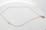 10k Yellow Gold Diamond Pendant & 18k Yellow Gold Chain 3.1 Grams 15.5 Inch Eb0826ooxsa