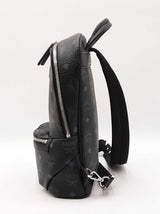 Mcm Klassic Small Sling Bag In Black Visetos Coated Canvas Fw0925wwxdu