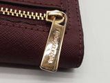 Michael Kors Merlot Jet Set Trifold Wallet Eb1125orde