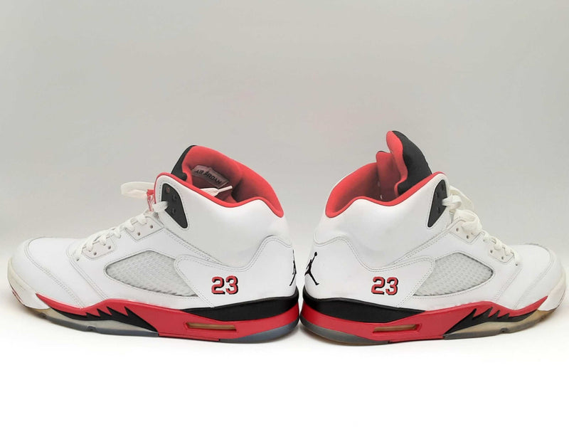 Jordan 5 fire red black tongue online