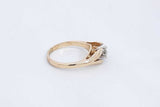 Approx. 0.2ctw Diamond Ring In 14k Yellow Gold 3.1 Grams Size 5 Eb1024lcrsa