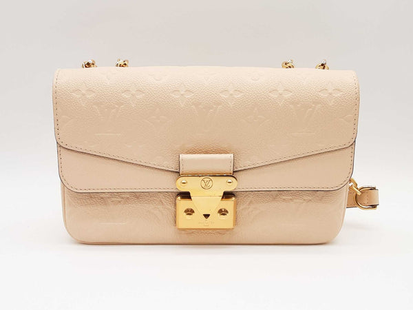 Louis Vuitton Marceau Monogram Cream Empreinte Leather Crossbody Sd0825wzxzde