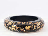 Louis Vuitton Monogram Inclusion Gm Lucite Bangle Bracelet 7 Inch Fw0926lrxdu