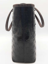 Michael Kor Brown Logo Patent Leather Tote Bag Do0825rxde