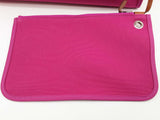 Hermes Herbag 31 Rose Pourpre Pink Canvas Crossbody Bag Do1225lexzde