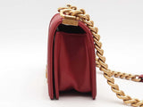 Chanel Mini Boy Bag Quilted Lamb Skin Red Handbag Aa0426ezxsa