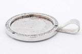 1998 Liberty Platinum Coin Pendant Set In 14k Gold Diamond Bezel Eb0126opxzsa