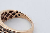 1.26cttw Diamond 10k Yellow Gold Ring 4.3 Grams Size 5.25 Eb0526rxzsa