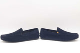 Tods Pantofola City Gommino Blue Suede Loafers Eb1023ixsa