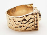 1.35 Cttw Diamonds 14k Yellow Gold 36.7g Solid Ring Size 17 Do0425orxzde