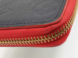 Louis Vuitton Blooming Flower Clemence Wallet In Navy Blue Monogram Empreinte Leather Fw0726lwrdu