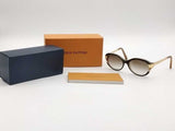 Louis Vuitton Z0487w Gold Sunglasses With Case Aa1026lrzsa