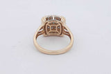 0.41cttw Diamond Ring In 10k Yellow Gold 3.8 Grams Size 7 Eb0826owrsa