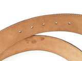 Gucci Guccissima 40mm Dark Brown Leather Belt & Gg Buckle Size 40 Fw0326llrdu