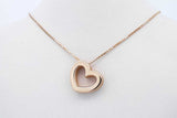 14k Yellow Gold Box Chain & Heart Pendant 2.8 Grams 18 Inch Eb0526lcrde