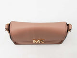 Michael Kors Sylvia Small Flap Crossbody Bag In Dusty Pink Leather Fw0924exdu