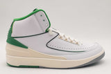 Nike Air Jordan 2 Retro 'Lucky Green' Sneakers Size 12 Dr8884-103 Eb0725wxsa