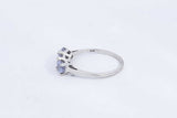 14k White Gold Tanzanite Ring Size 8.5, 2.55 Grams Eb0124cxsa