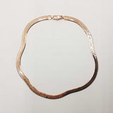 14k Yellow Gold Herringbone Chain Necklace 22.6 Grams 16 Inches Fw0726lpzxdu