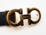 Salvatore Ferragamo 25mm Saffiano Leather Belt & Gancini Buckle Fw0426lxzdu