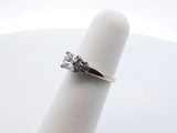 0.78 Cttw Diamond & 10k White Gold Ring With Cert 1.9 Gram Size 5 Fw1124pxzdu