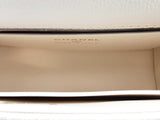 Chanel Coco Handle Micro White Leather Flap Crossbody Bag Sddo1125lczxde