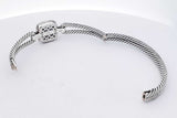 David Yurman Albion 925 Onyx & Diamonds Hinged Bangle Bracelet 25.6g Eb0826wxzsa