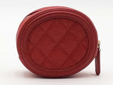 Chanel Round Caviar Coin Wallet Red Aa0826ozxsa