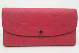 Louis Vuitton Monogram Pink Empriente Leather Emilie Wallet Eb0626olxdu