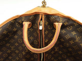 Louis Vuitton Brown Monogram Coated Canvas Leather Hanging Garmet Bag Do626oxzde