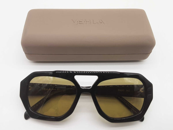 Vehla Vs414 River Black Frame Khaki Lens Sunglasses Do0325lrxde