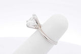 2.5ctw Diamond Ring In 14k White Gold 4 Grams Size 3.75 Eb0226rxxzsa