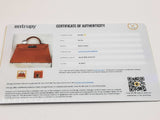Hermes Sac Kelly Ii Sellier Mini Orange Epsom Palladium Shoulder Bag Do0425lsrxzde