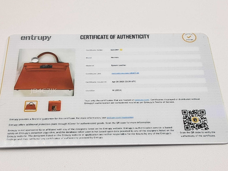 Hermes Sac Kelly Ii Sellier Mini Orange Epsom Palladium Shoulder Bag Do0425lsrxzde