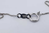 0.48cttw Diamond 14k White Gold Pendant Necklace 2.7 Grams 19.5 Inch Eb0326orxdu