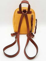 Dooney & Bourke Ronnie Dandelion Yellow Pebble Grained Backpack Do0725oxde