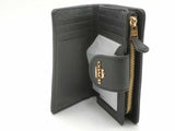 Coach Medium Corner Zip Wallet Black Wallet Aa0726wrsa