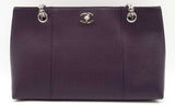 Chanel Purple Leather Bijoux Shopping Tote Bag Eb0324lcxzsa