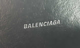 Balenciaga Logo Black Leather Cash & Phone Crossbody Bag Eb0223wxzsa