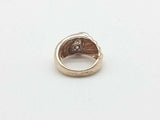 0.08cttw Diamond 18k Yellow Gold Ring 7.1g Size 7.5 Vc0226plrmia