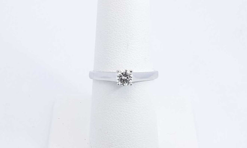 14k White Gold Diamond Ring Size 6.5, 2.1 Grams Eb0524rrdu