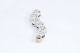 Approx. 0.52ctw Diamond Journey Pendant In 14k White Gold 3.5 Grams Eb1124wxzdu