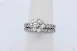 2.32cttw Diamond Ring In 10k White Gold Ring 5.1 Grams Size 6.5 Eb0826lxxzde