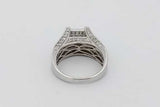 2.08cttw Diamond Ring In 10k White Gold 6.5 Grams Size 5.5 Eb1026rorsa