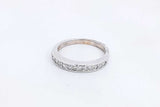 Approx. 0.39ctw Diamond Ring In 14k White Gold 2.92 Grams Size 7 Eb1124lersa