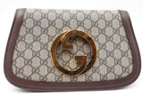 Gucci Monogram Supreme Canvas Blondie Crossbody Bag Eb0726ixzdu