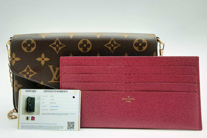 Louis Vuitton Monogram Fuschia Felicie Pochette Shoulder Bag Lh1026pxzde